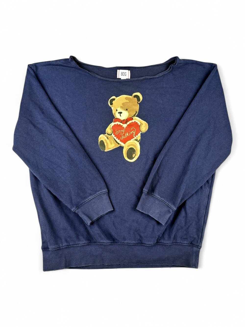 BDG Women's Teddy Bear Graphic Crewneck Sweatshirt Size S